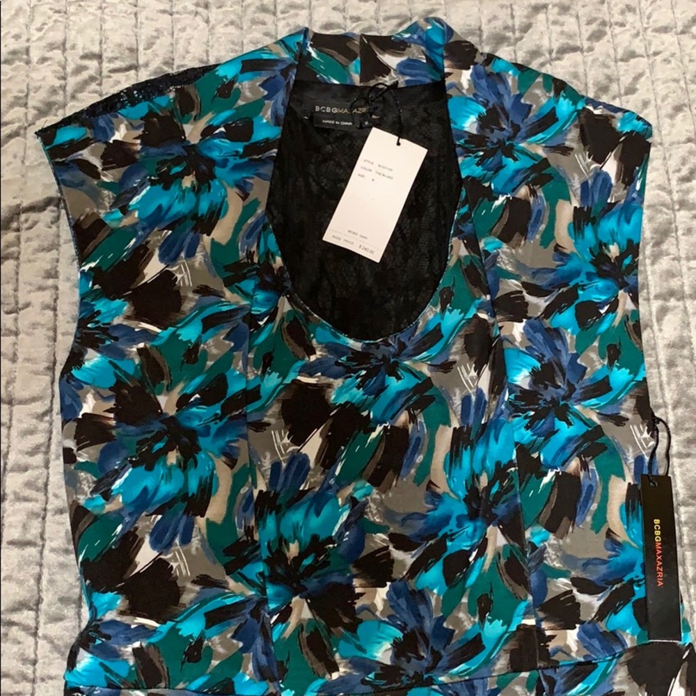 BCBGMaxAzria Cocktail Dress with Lace Back